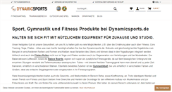 Desktop Screenshot of dynamicsports.de