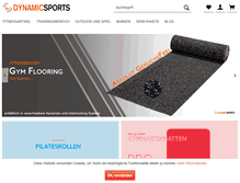 Tablet Screenshot of dynamicsports.de